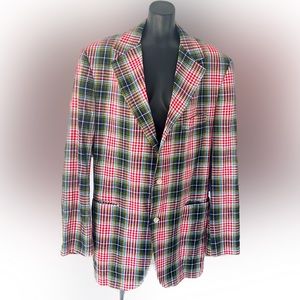 J.Press NWOT Madra Sport Coat.  Classic fit, lightweight men’s 40 X long tartan!